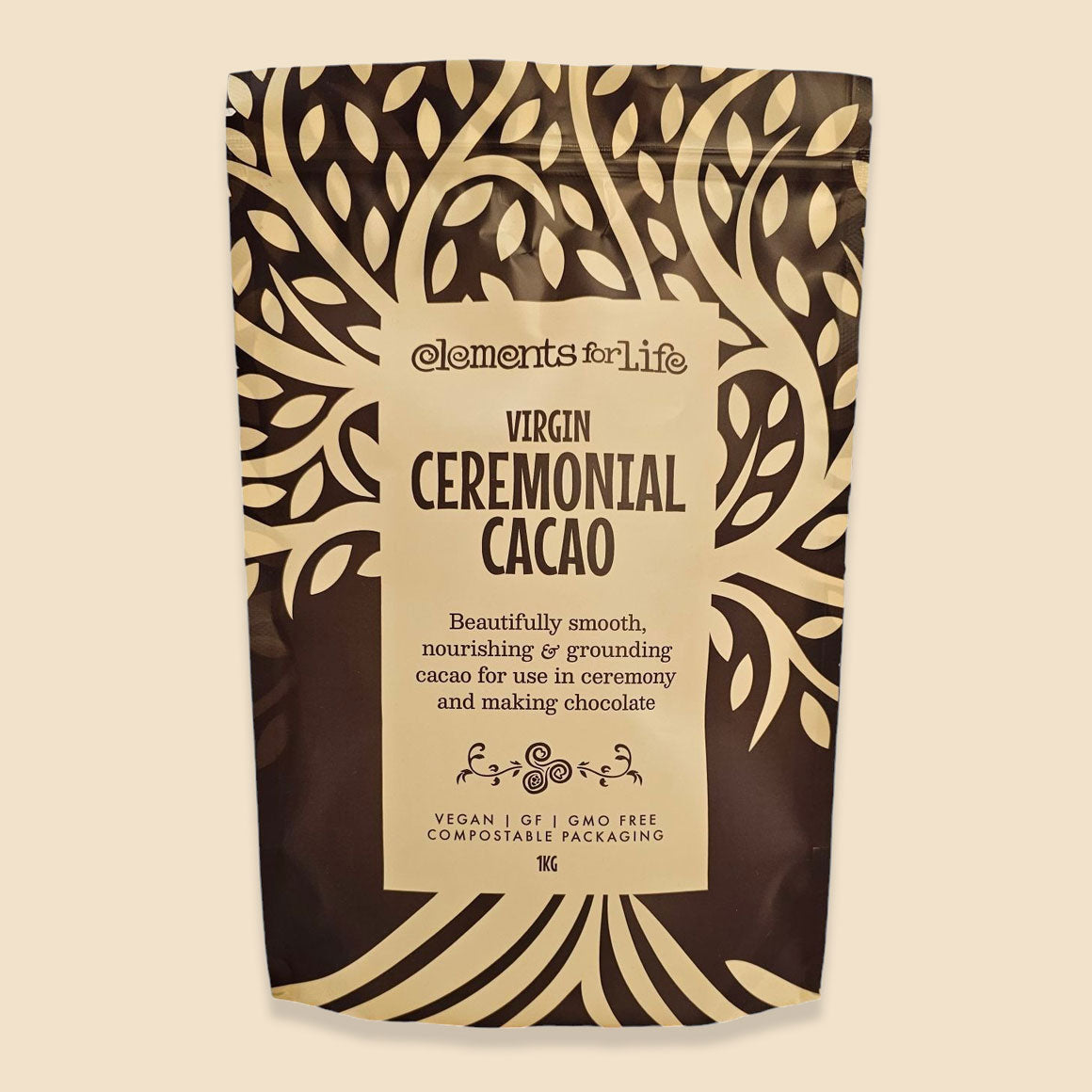 ceremonial virgin criollo cacao paste