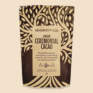 virgin ceremonial cacao 1kg new bag